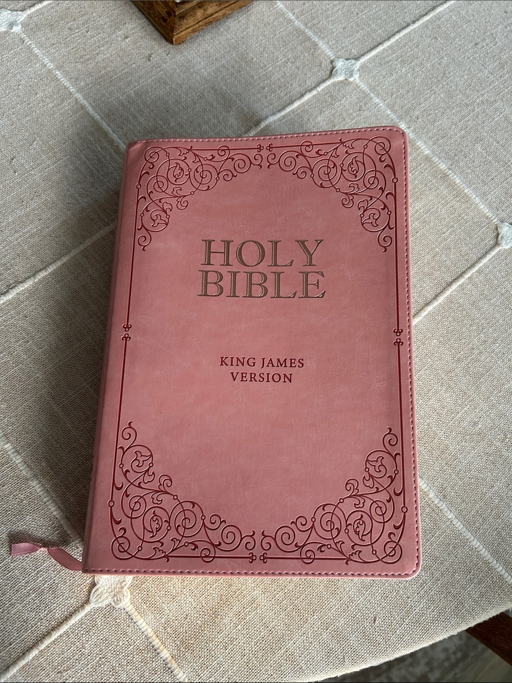 King James Version Holy Bible - Pink Cover